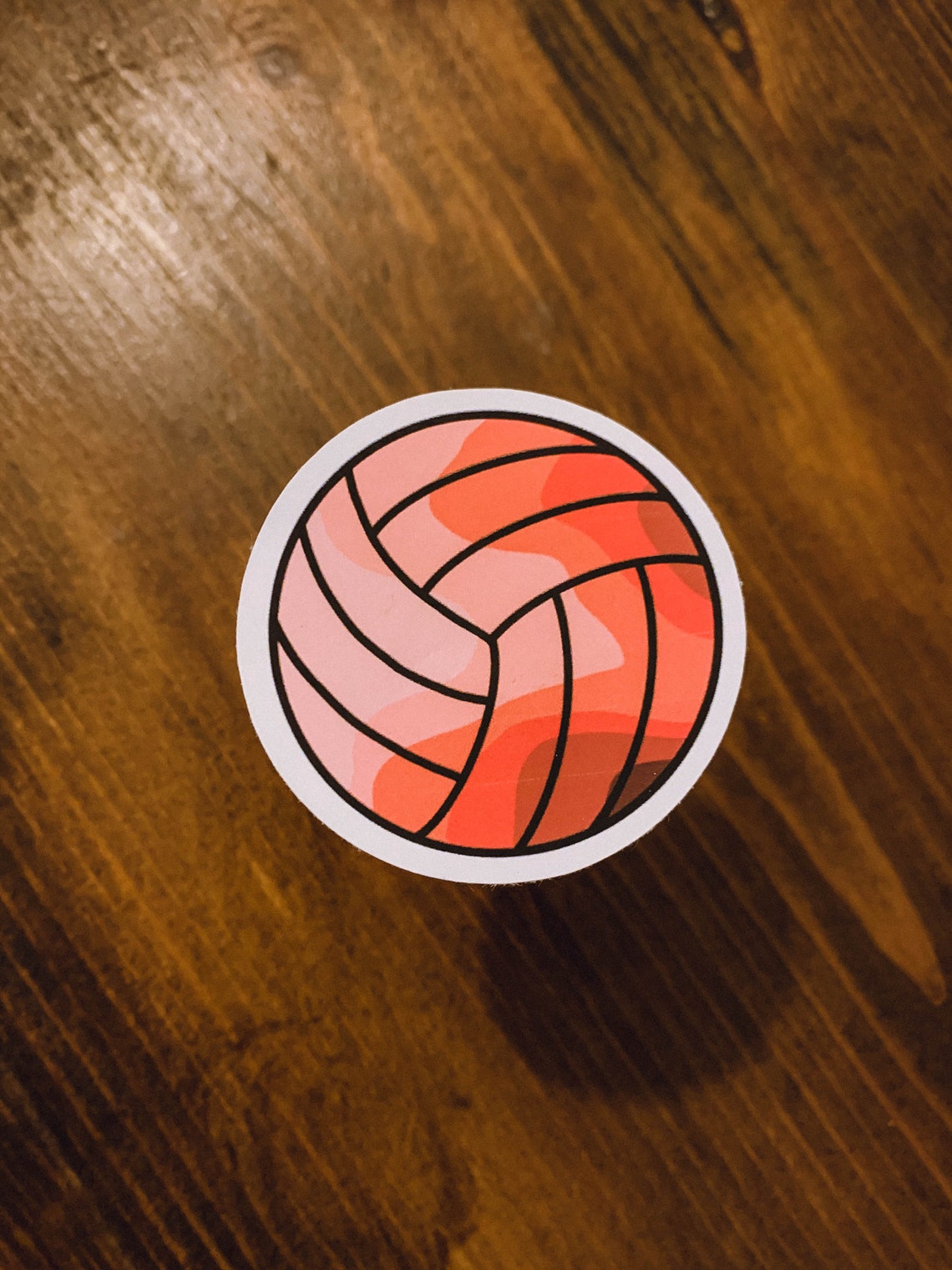 Volleyball Sticker Etsy