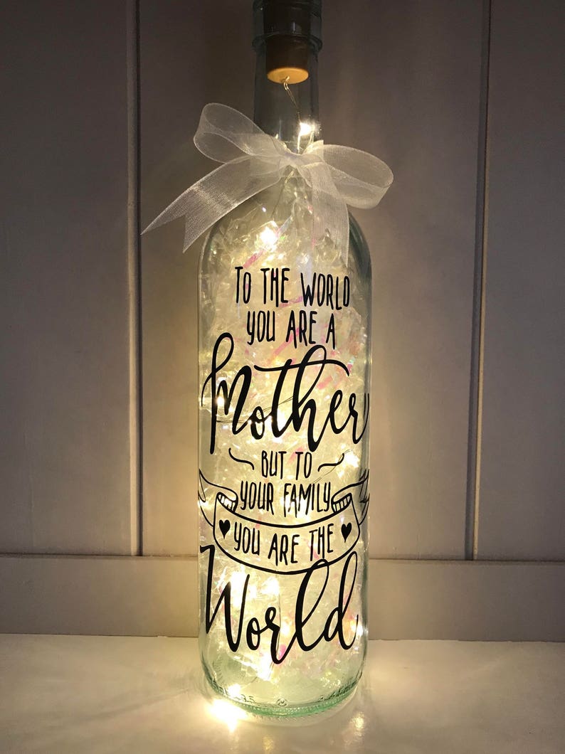 Mothers Day Gift Light up Bottle Gifts for Her Bottle Etsy UK
