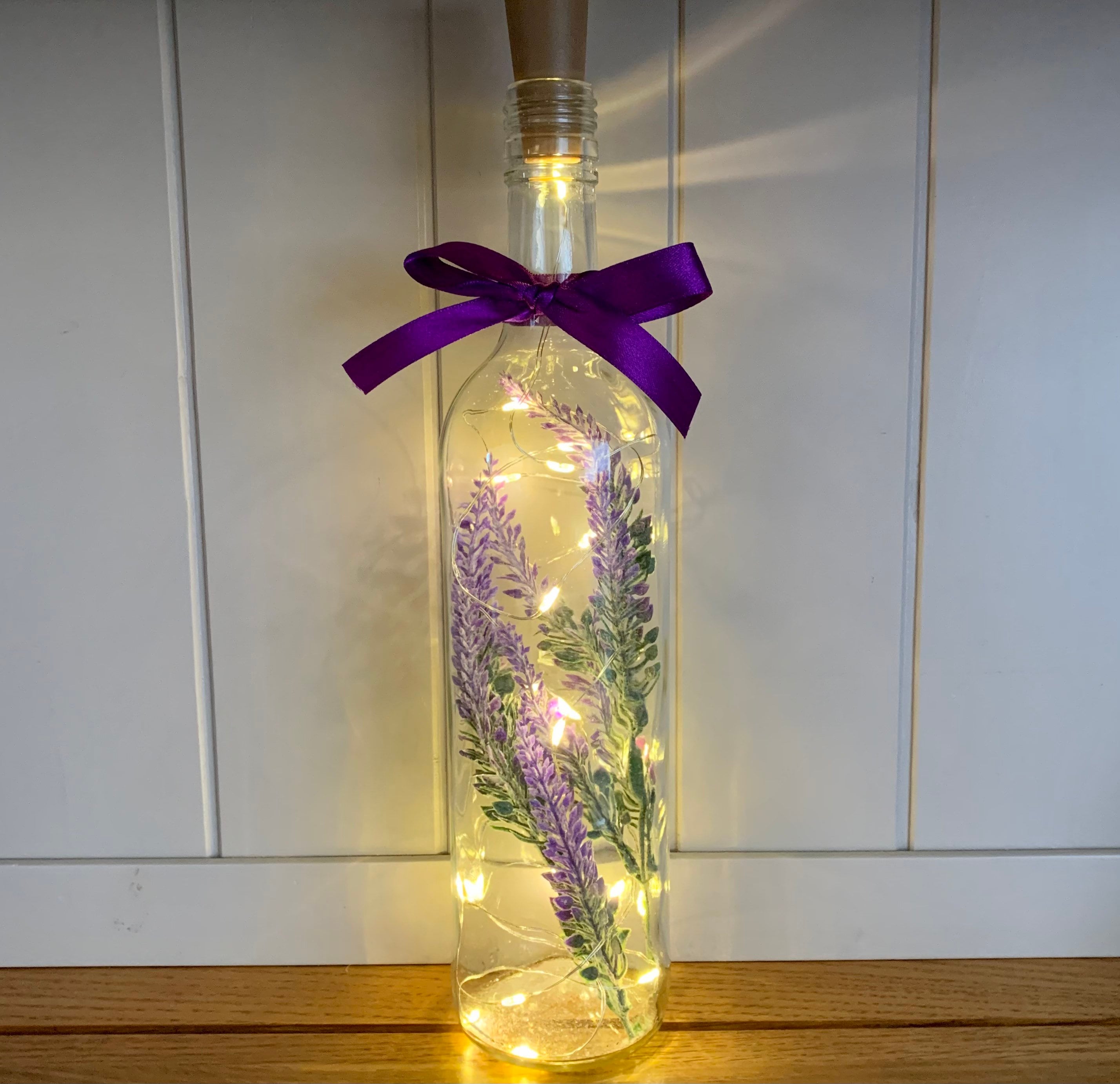 Lavender in A Bottle Lavender Gift Light Mothers Day Gift Etsy UK