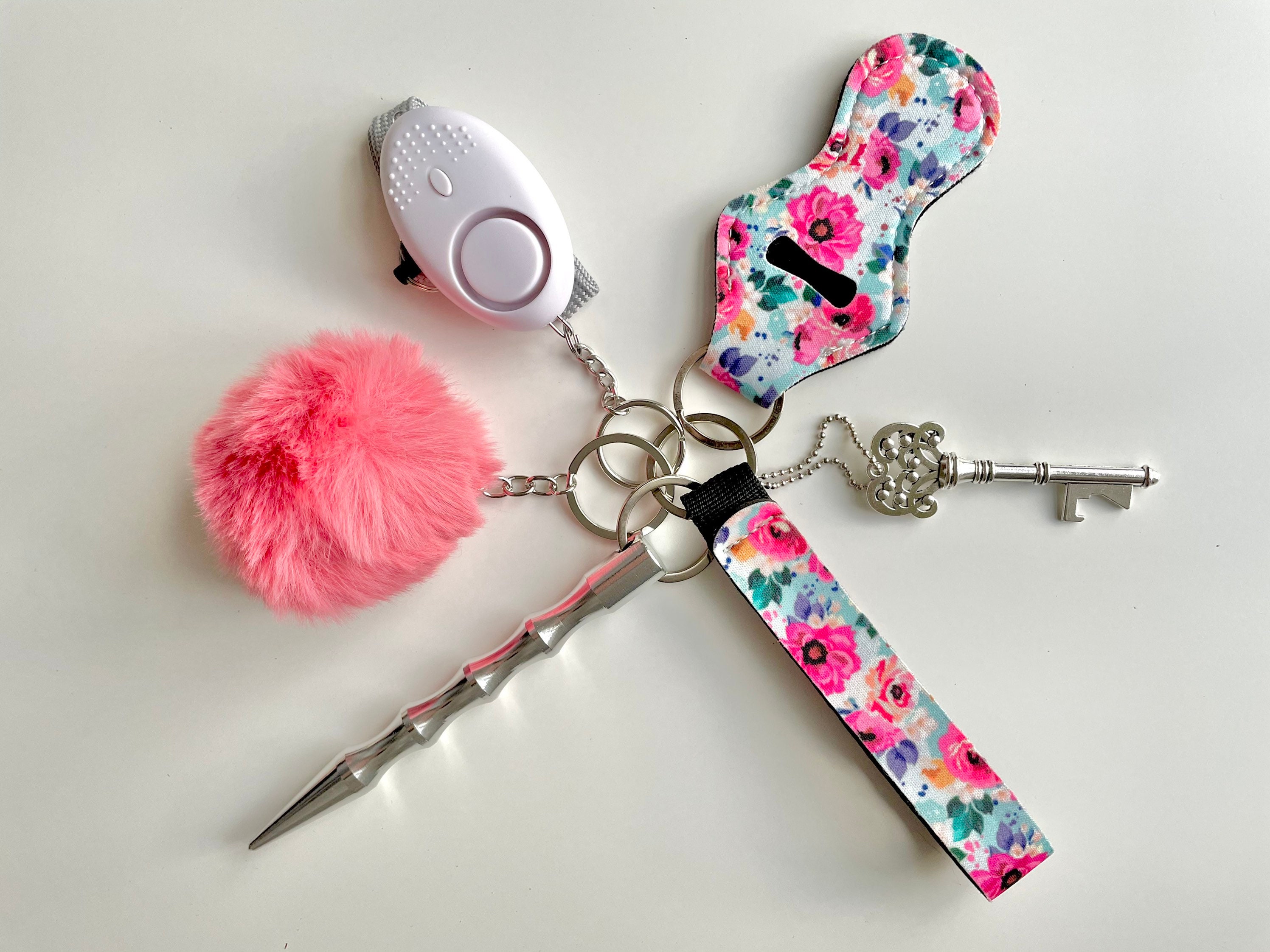 Safety keychain gifts for women wristlet keychain cute Etsy