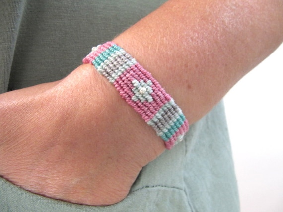 Boho macrame bracelet deals