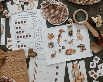 Homeschool Autumn Unit Study Printable Bundle