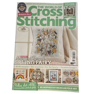 The World of Cross Stitching Magazine ONLY issue 306 May 2021 Spring Fairy