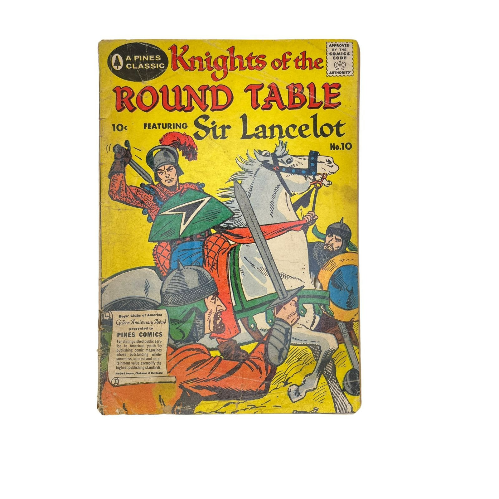 Knights of the Round Table W/ Sir Lancelot # 10 Silver Age 1957 Pines  Comics - Etsy, image size:1600x1600
