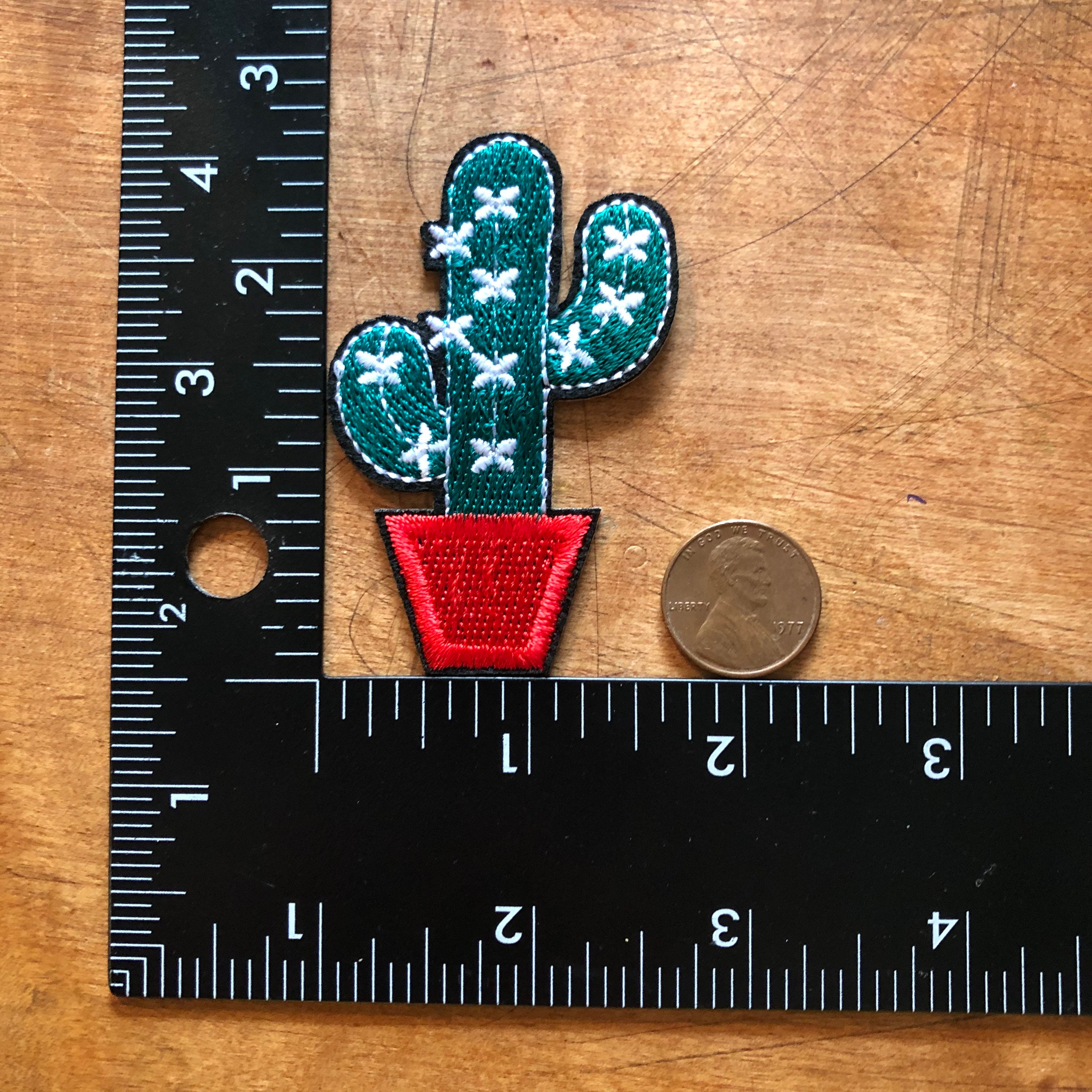 Cactus Iron On Patch Succulent Iron On Patch Patches Etsy
