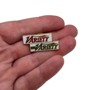 VARIETY Magazine Collectible Pin, Vintage Memorabilia, Unique Gift for Collectors & Fans, Retro Entertainment Décor