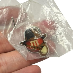 M and M&#39;s Red Raiders of the Lost Ark Pin | Licensed MM Mars Promo Candy Collectible