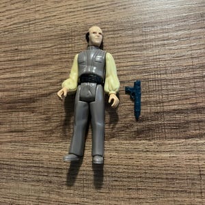 Vintage Star Wars Lobot Figure | Cloud City Empire Strikes Back 1980 Original Collectible Toy