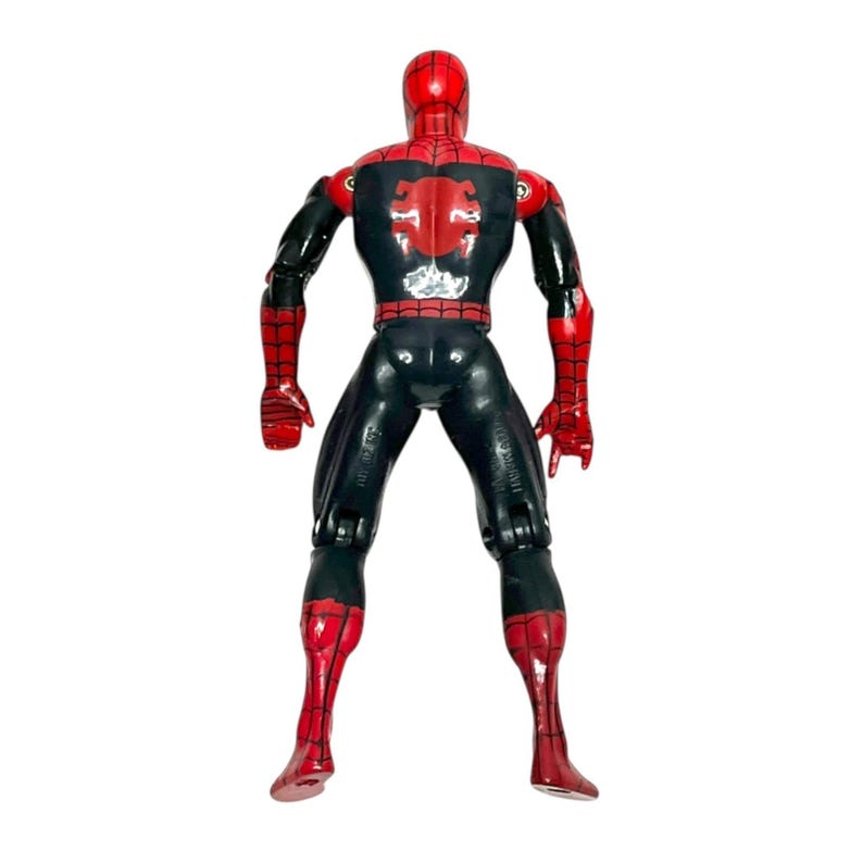 Vintage 1994 Marvel Black & Red SPIDERMAN 5" Action Figure Toy Biz Articulated image 2