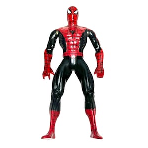 Vintage 1994 Marvel Black & Red SPIDERMAN 5" Action Figure Toy Biz Articulated image 1