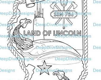 Escudo del USS Illinois SSN-786 (archivo .svg)