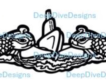 Paquete SVG de delfines submarinos con especialidades