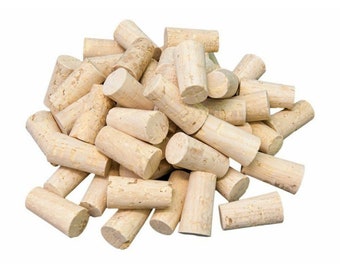 Tapered Cork Stoppers  Natural Cork,  Pack of 50 Corks in your Chosen Size