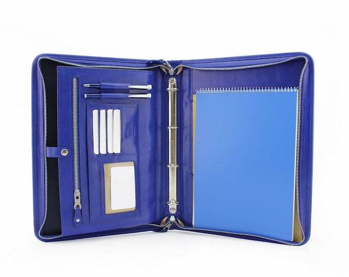 Leather Organizer, Leather Document Folder, Leather Portfolio, Document holder, Tablet Case, Leather Folder, Document Bag