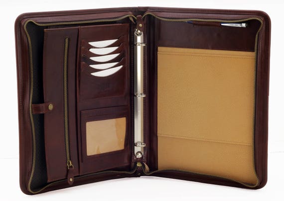 Leather presentation 2024 folders a4