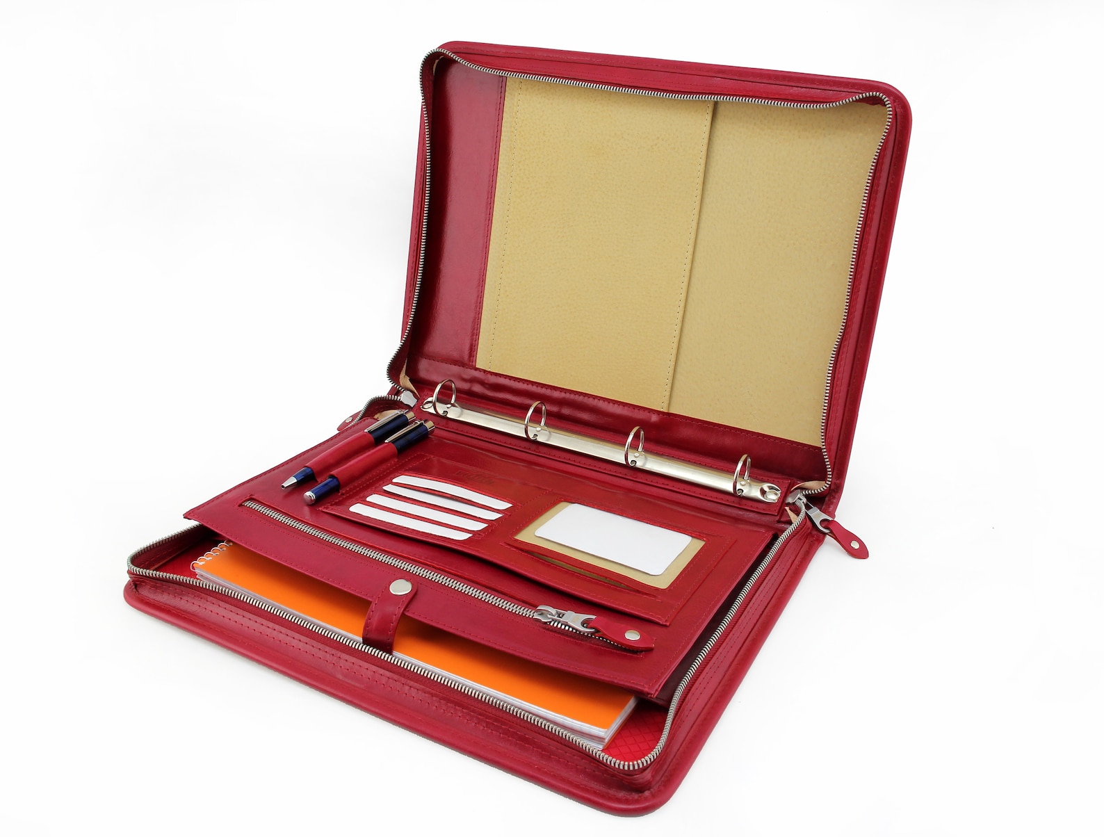 Zip Portfolio / Case Ring Binder / Zippered Binder Pockets / Etsy