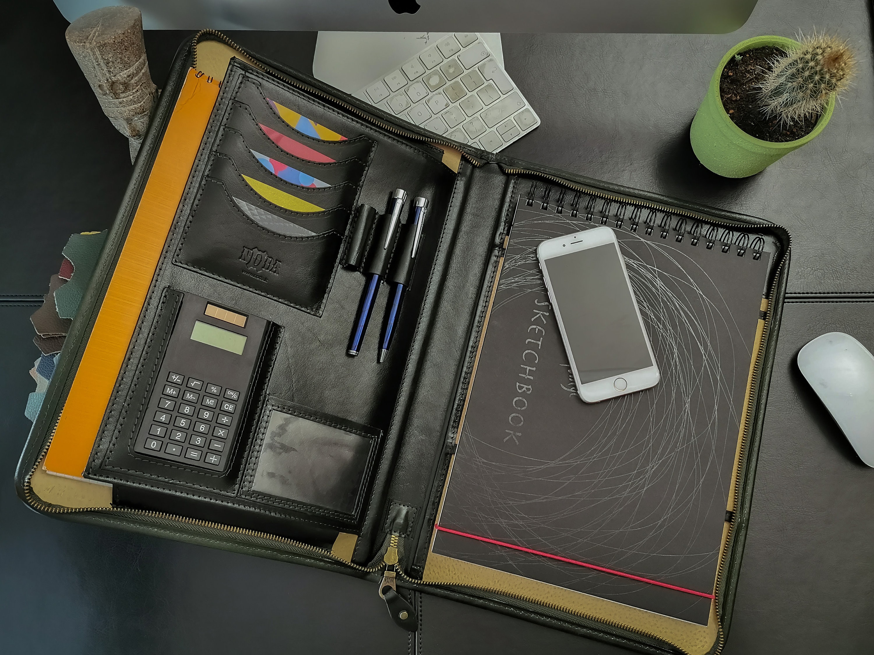 Leather Padfolio A4 Leather Portfolio A4 Peronalized Organizer