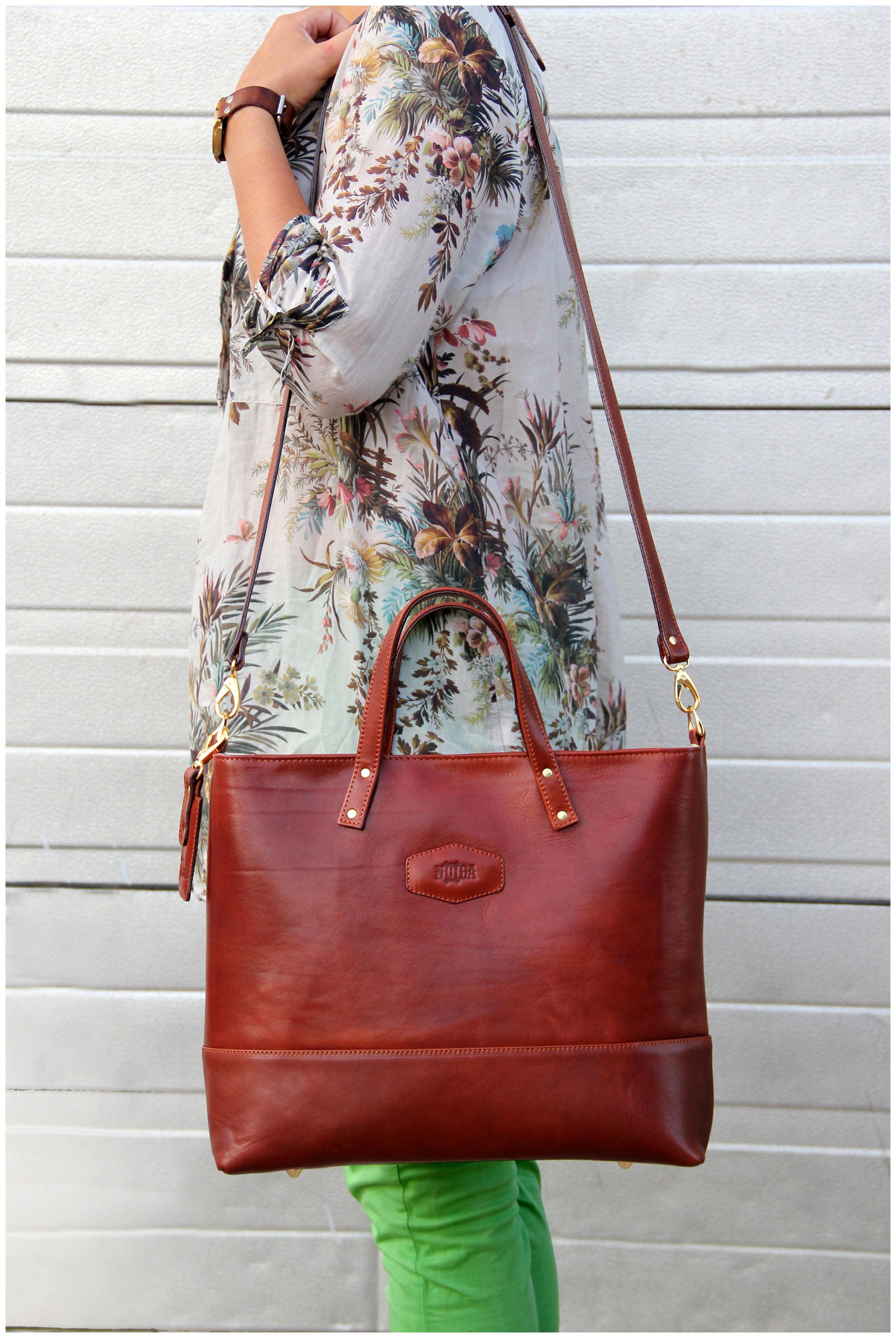 Heritage Tumbled Leather Tote