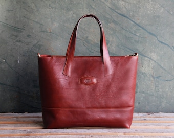 Bolso de mano de cuero genuino italiano, bolso para mujer
