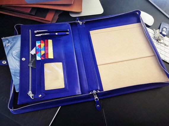 Selighting Cartella Portadocumenti Portablocco A4 Folder/Organizzatore