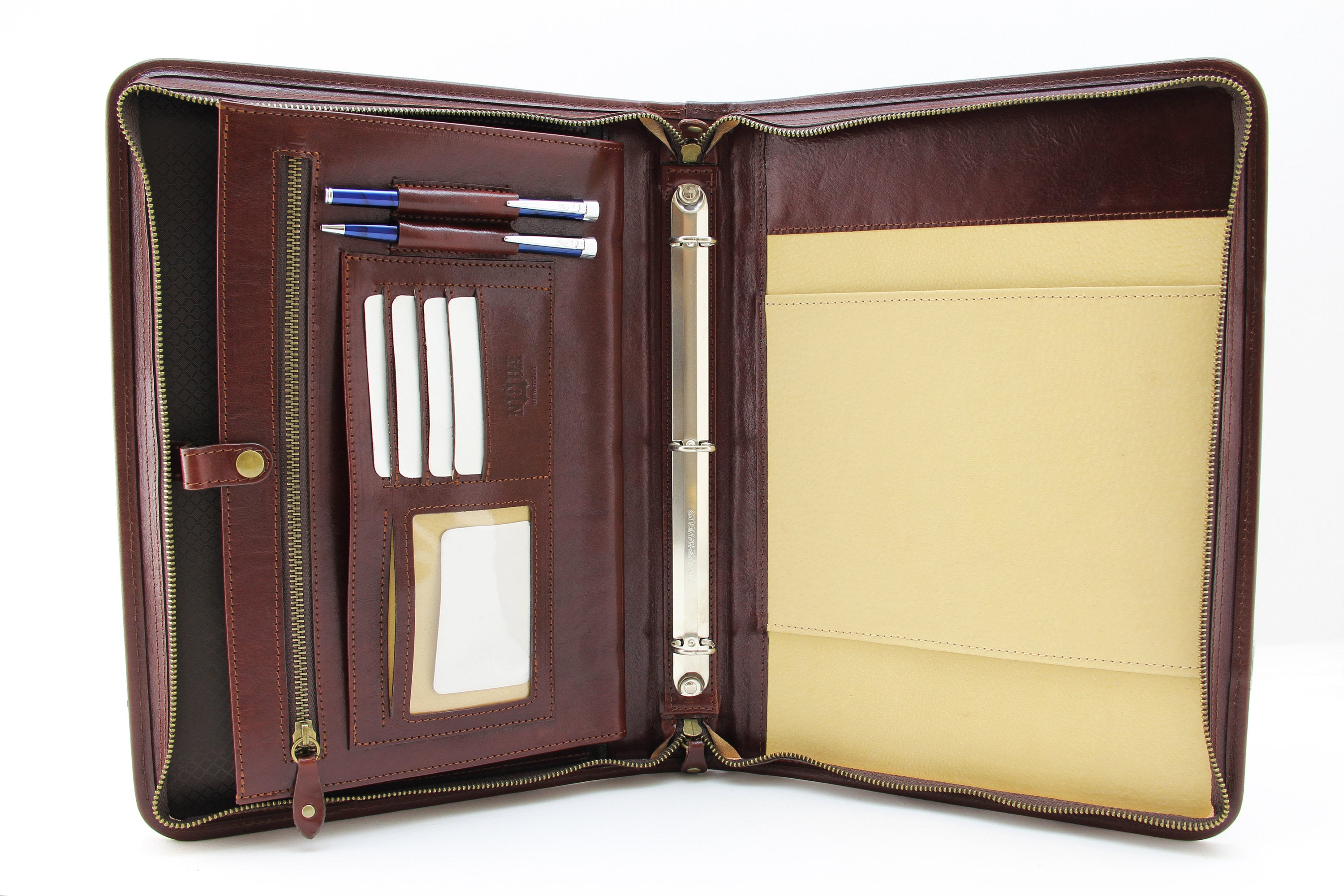 Leather Business Portfolio Case Red Folio Cover For A4 And Letter Size leather-business-portfolio-case-red-folio-cover-for-a4-and-letter-size