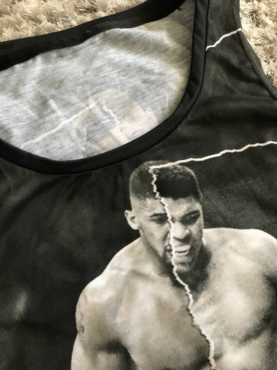 Muhammad Ali/Anthony Joshua baiser Basketball gilet & - half & gilet half - Ko de la boxe - cadeau idée cadeau pour lui - Sports c44d66 Muhammad Ali/Anthony Joshua baiser Basketball gilet & - half & gilet half - Ko de la boxe - cadeau idée cadeau pour lui - Sports c44d66