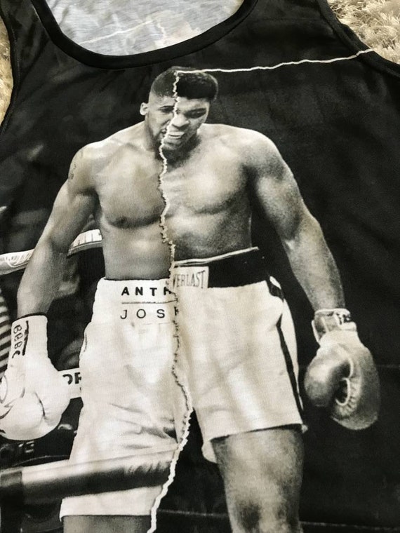 Muhammad Ali/Anthony Joshua baiser Basketball gilet & - half & gilet half - Ko de la boxe - cadeau idée cadeau pour lui - Sports c44d66 Muhammad Ali/Anthony Joshua baiser Basketball gilet & - half & gilet half - Ko de la boxe - cadeau idée cadeau pour lui - Sports c44d66