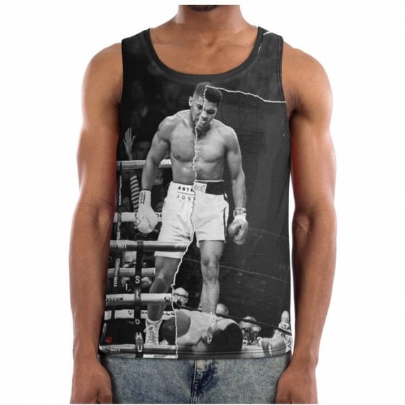 Muhammad Ali/Anthony Joshua baiser Basketball gilet & - half & gilet half - Ko de la boxe - cadeau idée cadeau pour lui - Sports c44d66 Muhammad Ali/Anthony Joshua baiser Basketball gilet & - half & gilet half - Ko de la boxe - cadeau idée cadeau pour lui - Sports c44d66
