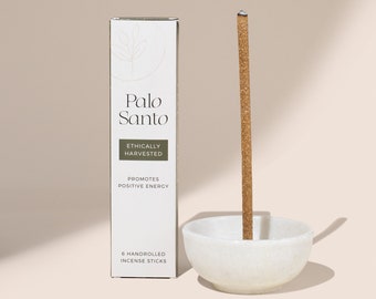 Hand Rolled Palo Santo Incense Sticks, Palo Santo Incense, Energy Cleansing Incense, Palo Santo