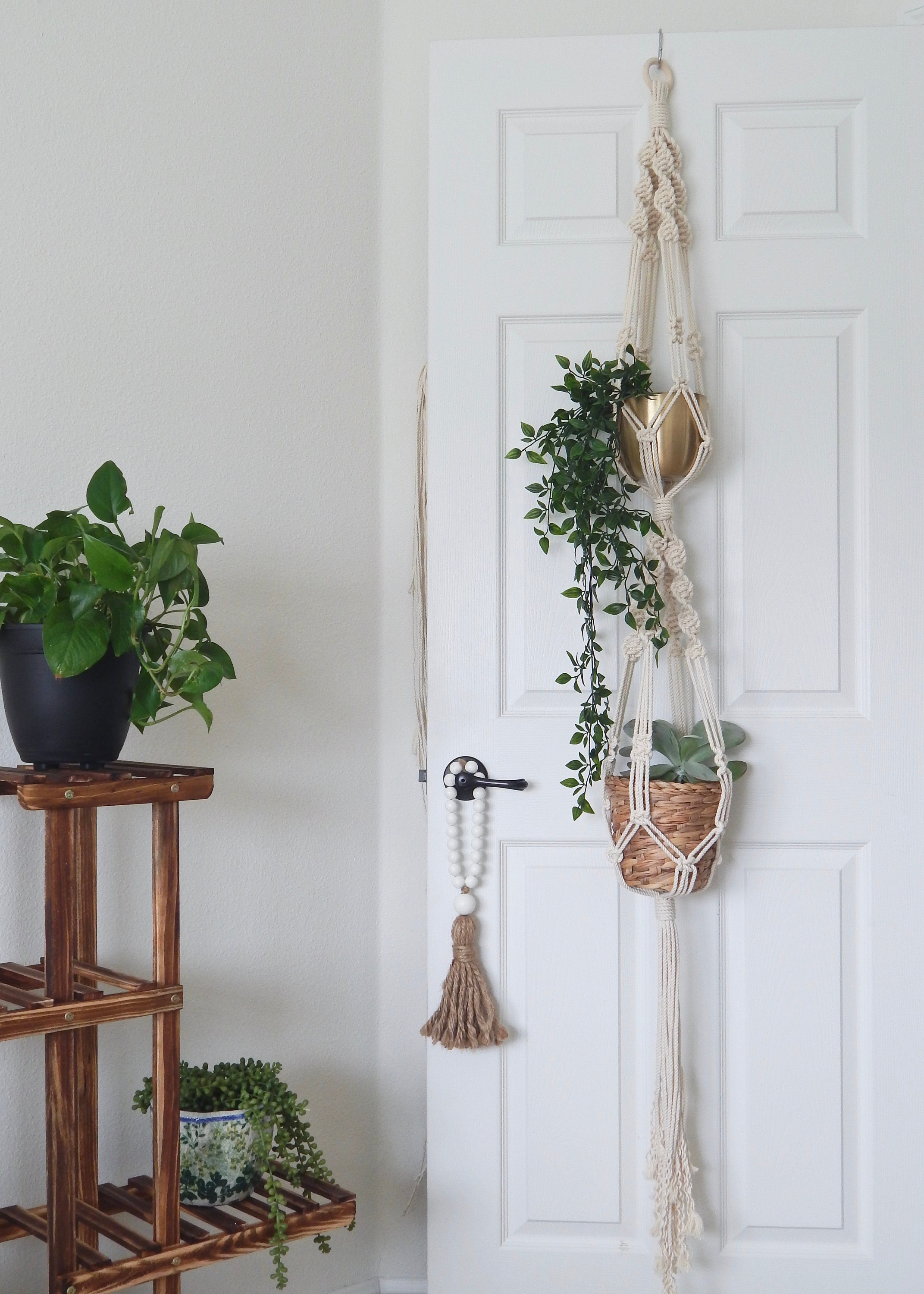 Macrame Plant Hangers - Dachma Plant Holders Indoor Hanging