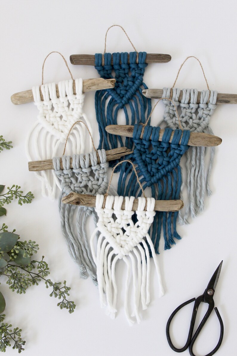 Mini Macrame Wall Hanging Small Wall Hanging Macrame Etsy