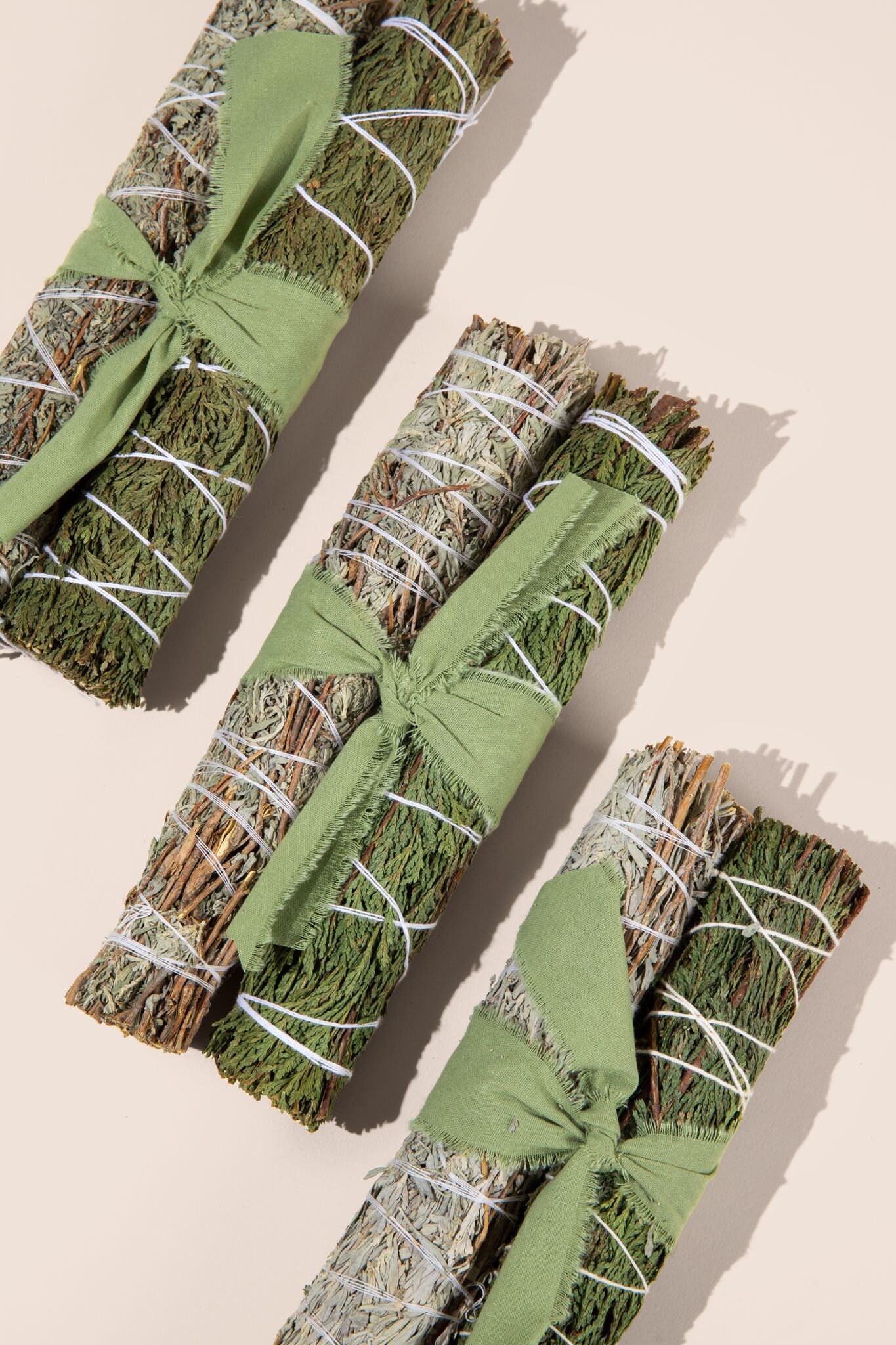 Extra Large Smoke Cleansing Sticks, Pack of 2 Smudge Sticks, Blue Sage and Cedar