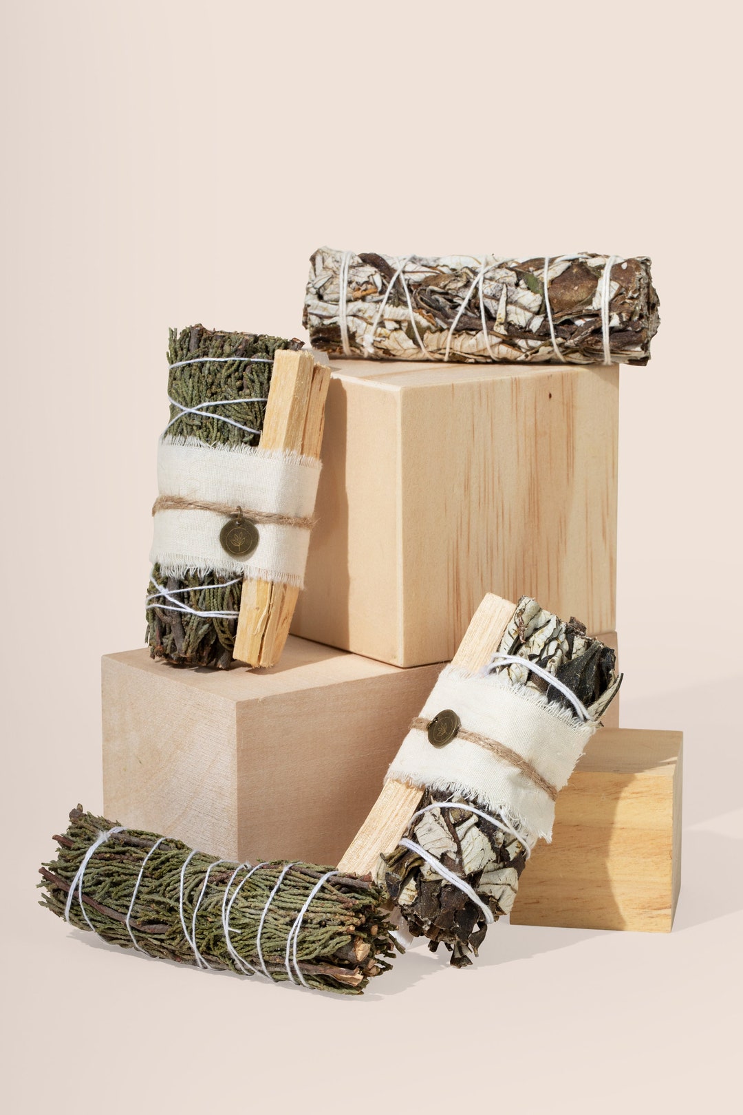 Smudge Kit, White Sage Alternative, Smudge Stick, Energy Cleansing