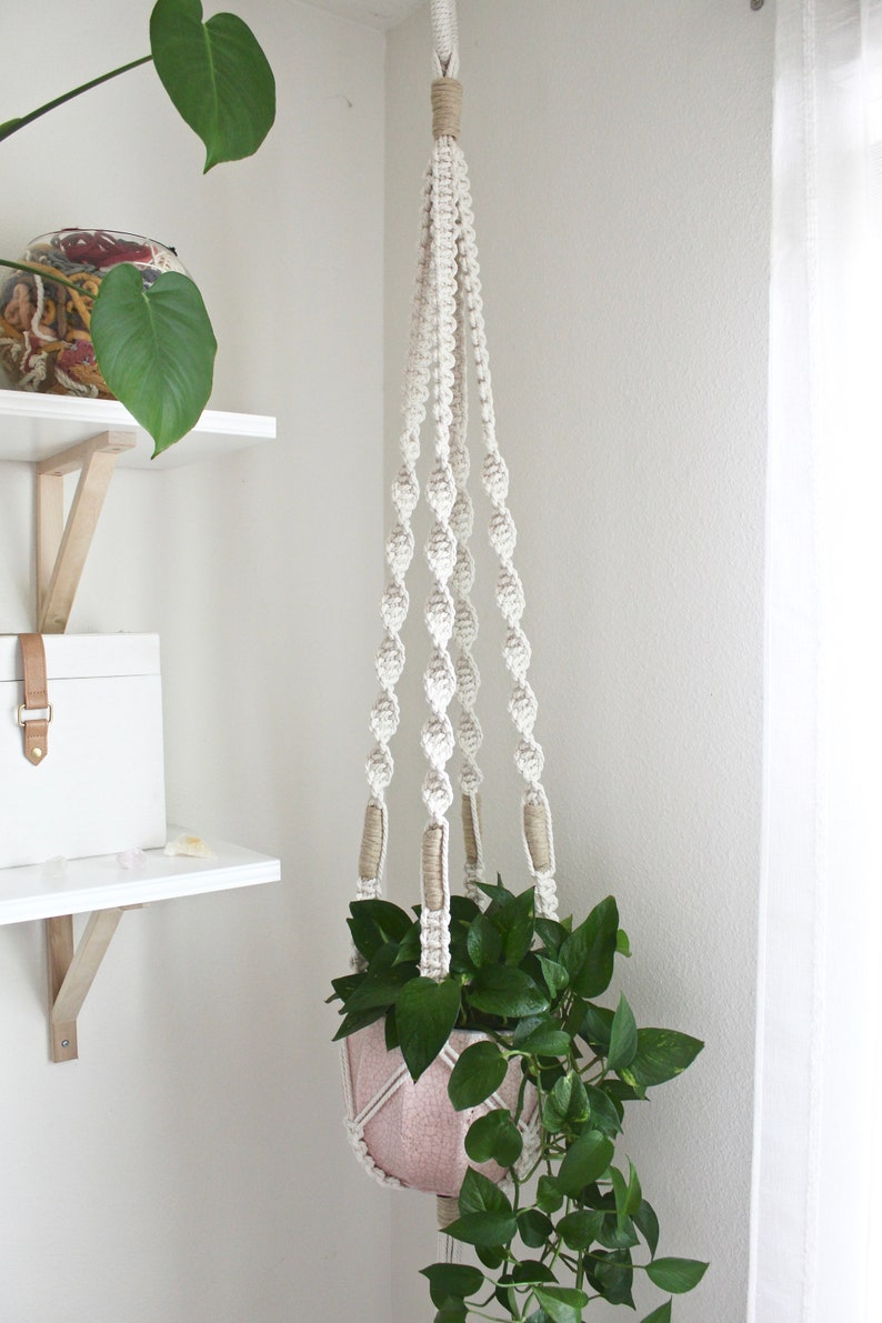 Extra Large Macrame Plant Hanger Long Plant Hanger Large | Etsy