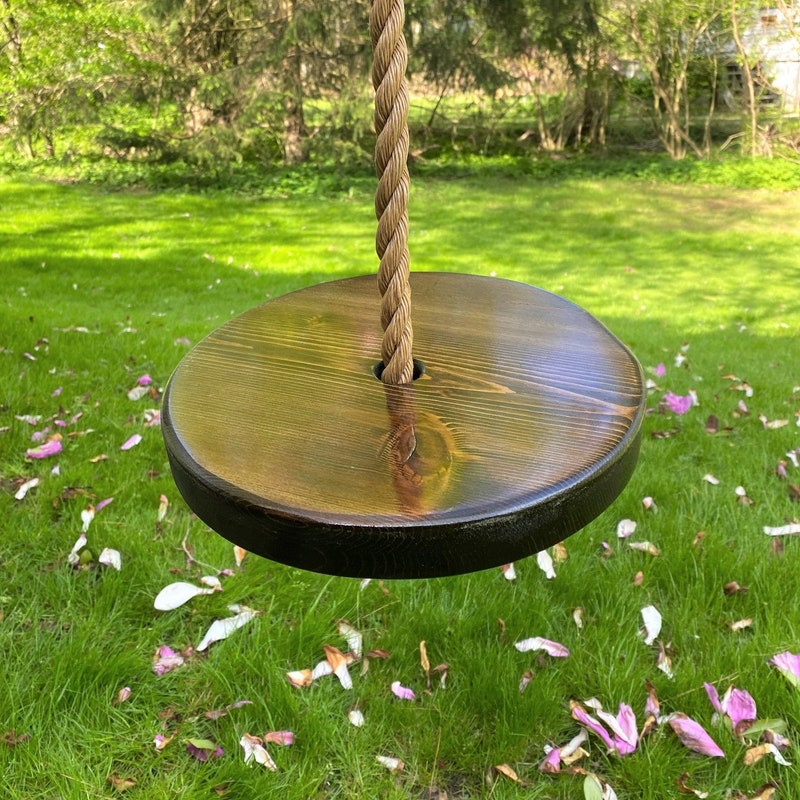 Wood Farmhouse Rope Swing - Etsy