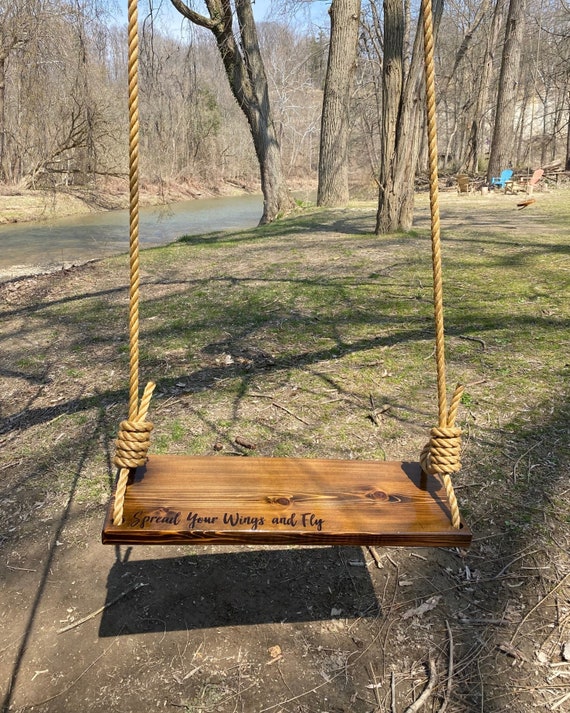 Spread Your Wings and Fly Adult Swing Adult Wood Swing Outdoor