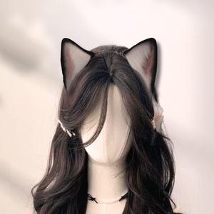 Black Cat/Kitten Ears / Handmade Nekomimi - Kemonomimi / Cosplay