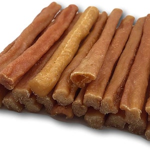 Top Dog Chews Turkey Tendon Round - Made in The USA - Large 1LB/16oz Bag