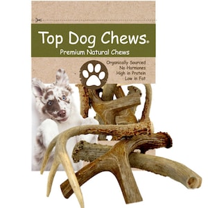 Top Dog Chews Large Deer Antler 3 Pack - Dog Chew US Wild Sheds