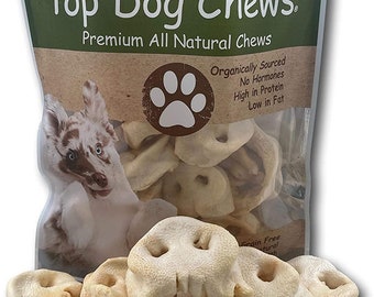 Top Dog Chews Pig Snouts - 10 Pack. Single Ingredient All Natural Dog Treats. American Made.