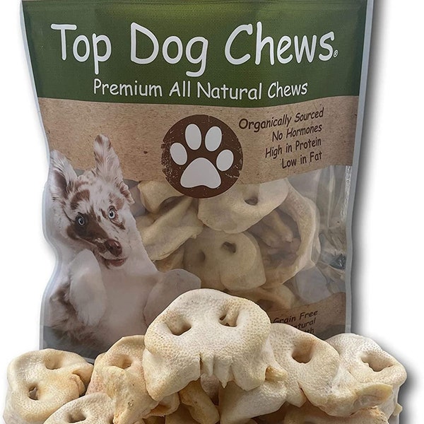 Top Dog Chews Pig Snouts - 10 Pack. Single Ingredient All Natural Dog Treats. American Made.