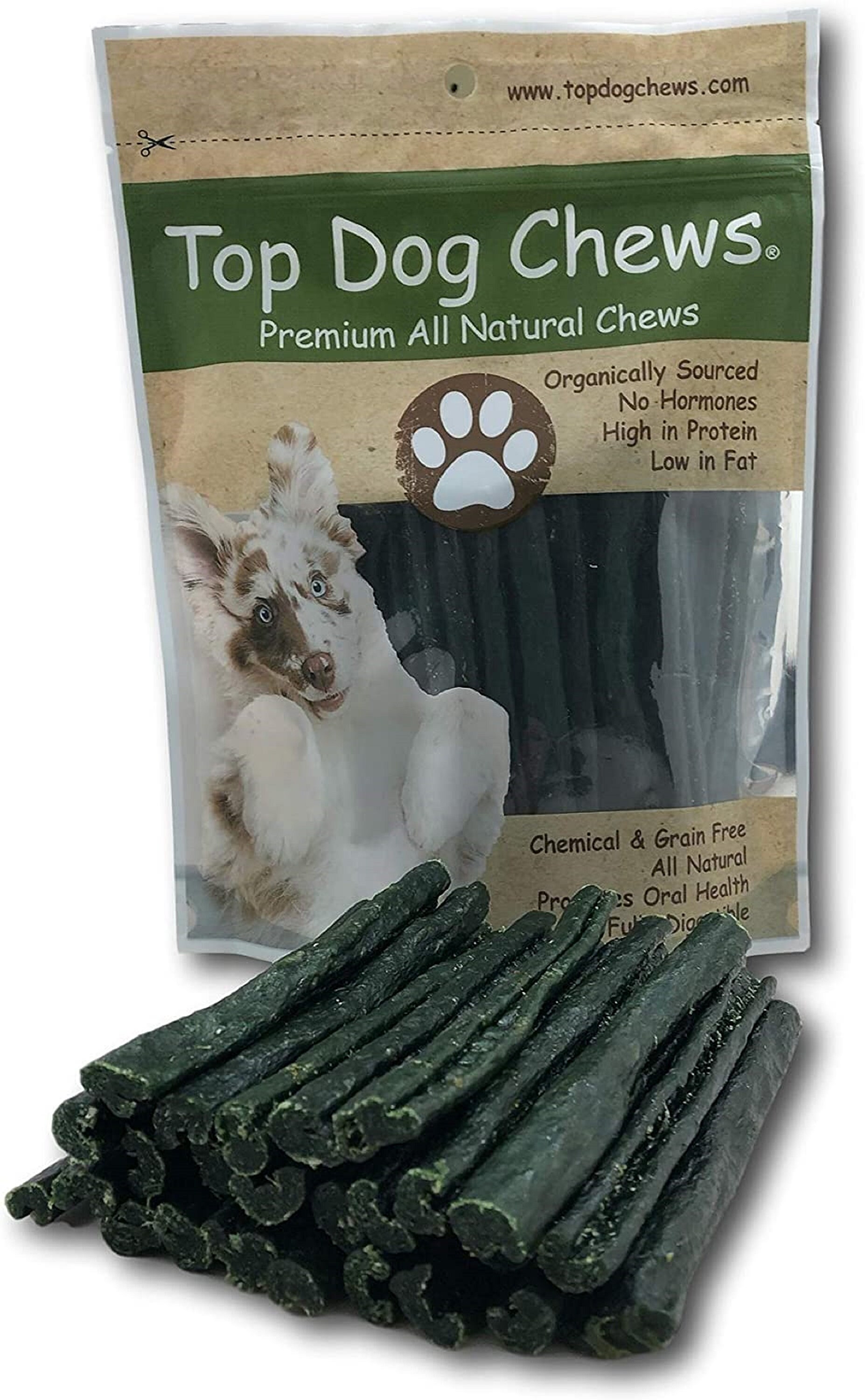 Top Dog Chews Dental Turkey Tendons Made in The USA Large Etsy