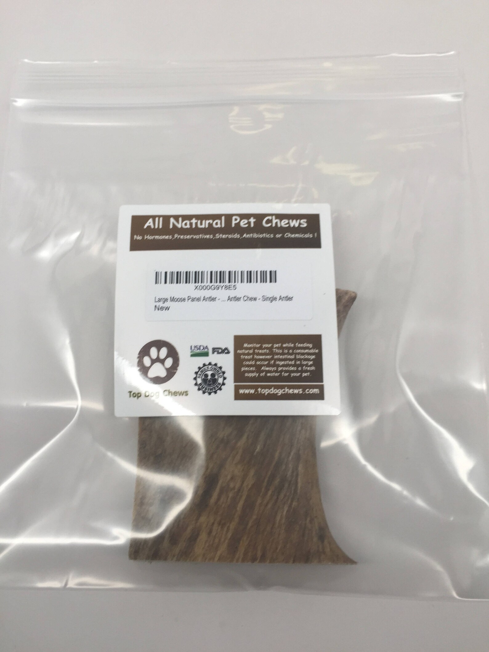 Large Moose Panel Antler USA Shed Antler Chew | Etsy