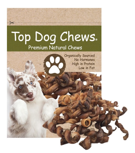 Top Dog Chews Bully Stick Spirals 25 Springs From Etsy