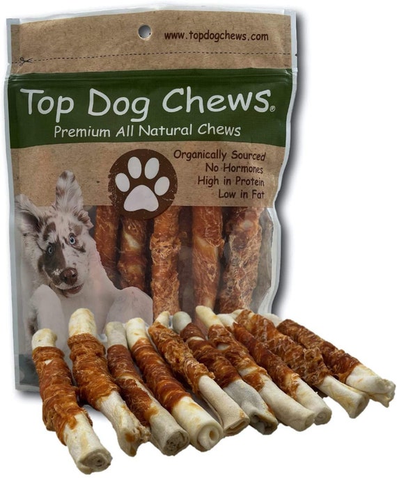 Buy Top Dog Chews Chicken Wrapped Rawhide Rolls All Natural Gluten