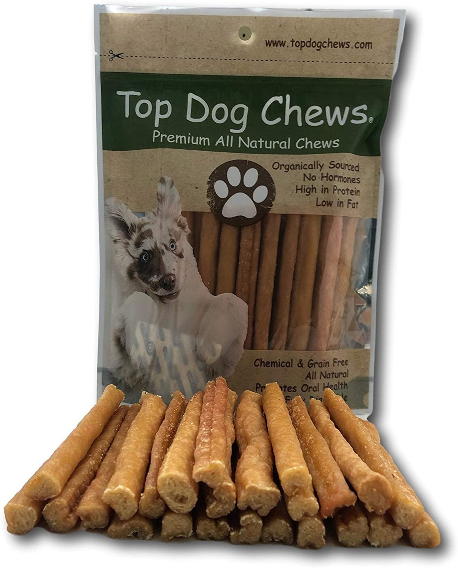 Top Dog Chews Turkey Tendon Round Made in the USA Large Etsy