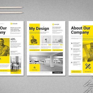 Canva Flyer | Flyer Print Template | InDesign Template | Canva Template