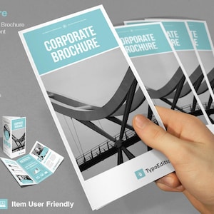 Tri-fold Brochure Print Template | InDesign Template