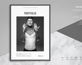Portfolio Print Template | Portfolio or Album | InDesign Template