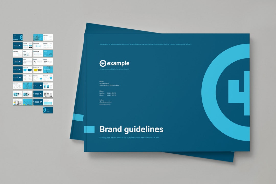 Brand Book | Indesign Template - Etsy